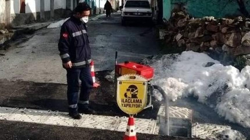 K&uuml;tahya Belediyesi, Haşereyle M&uuml;cadelesini Kış Aylarında Da S&uuml;rd&uuml;r&uuml;yor