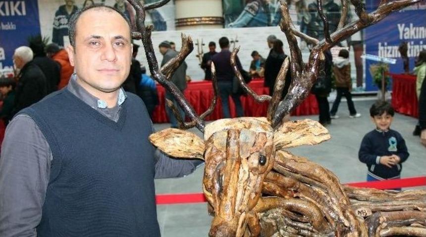 Ağa&ccedil; K&ouml;klerinden &lsquo;geyik&rsquo; Yaptı