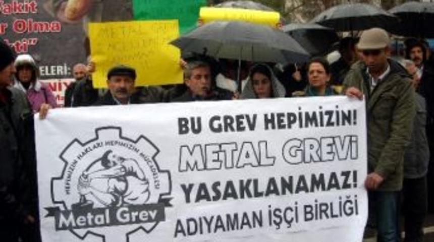 Metal İş&ccedil;ilerine Getirilen Grev Yasağına Tepki