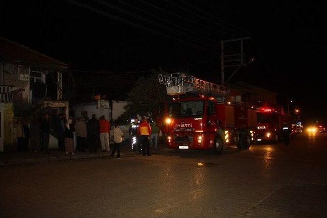 Fethiye’de Sobadan Çıkan Yangın Evi Kül Etti