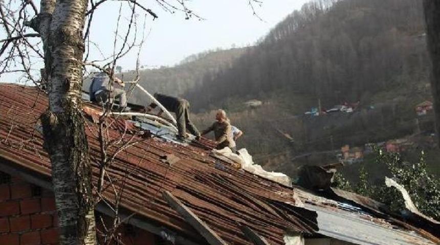 Zonguldak'ta Fırtına Minare Devirdi (2)