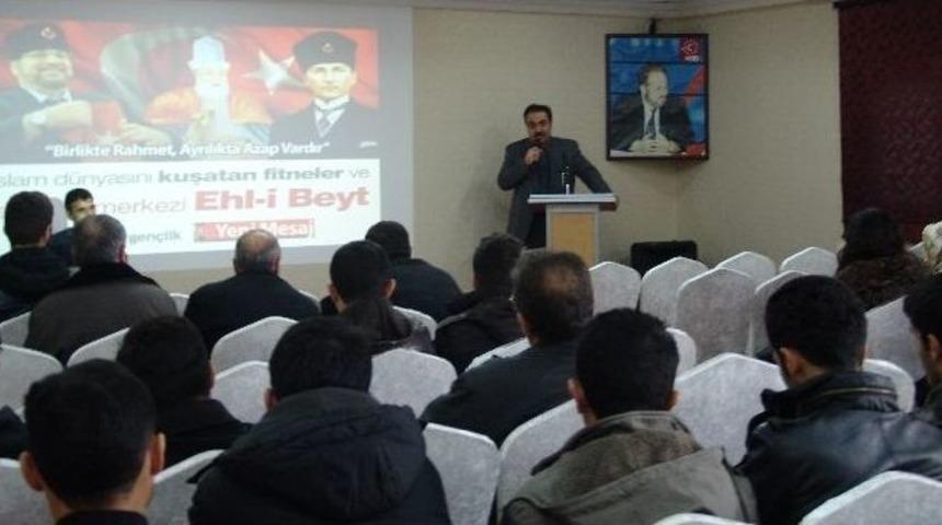 Van&rsquo;da "islam D&uuml;nyasını Kuşatan Fitneler Ve Tevhidin Merkezi Ehl-i Beyt" Paneli