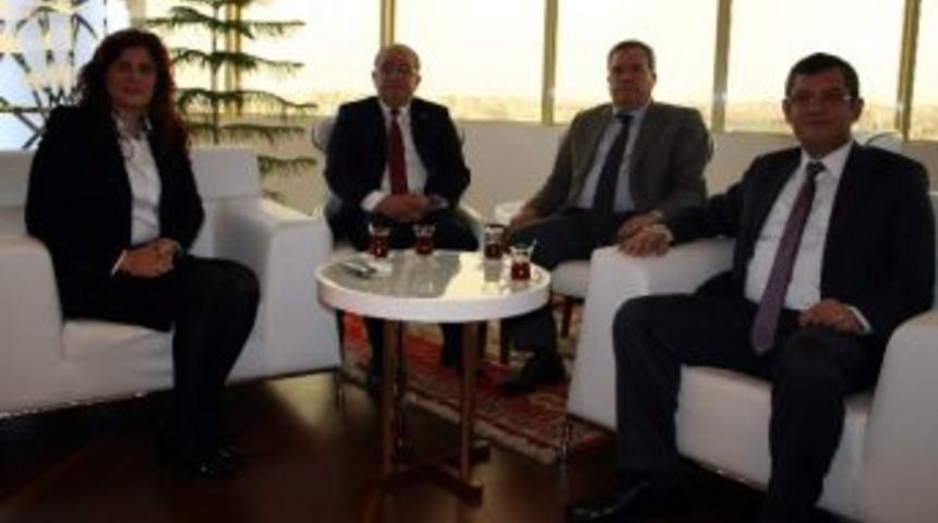 Chp&rsquo;li &Ouml;zel&rsquo;den B&uuml;y&uuml;kşehir Başkanı &Ccedil;er&ccedil;ioğlu&rsquo;na Ziyaret