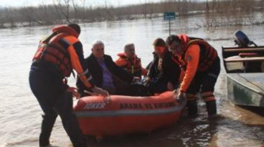 Edirne&rsquo;De Sel Alarmı (2)