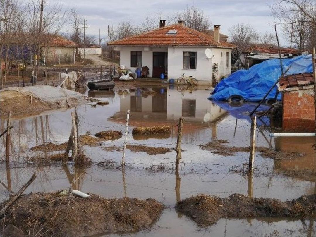 Edirne&rsquo;de K&ouml;yler De Taşkından Etkilendi