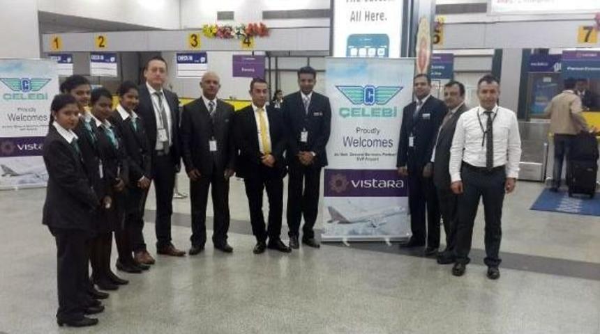 &Ccedil;elebi Yer Hizmetleri Hindistan'da Ahmedabad Terminalinde