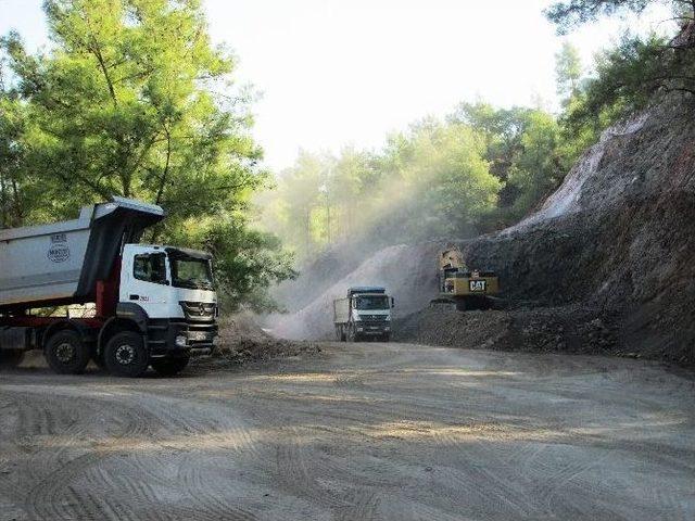 Küçük Aksu Barajı İnşaat Çalışmaları Devam Ediyor