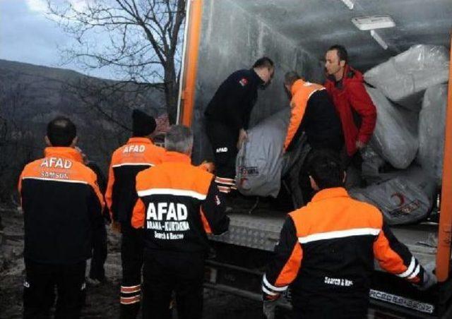 Samsun'da Evleri Yanan Aileler Konteynerlerde Kalacak