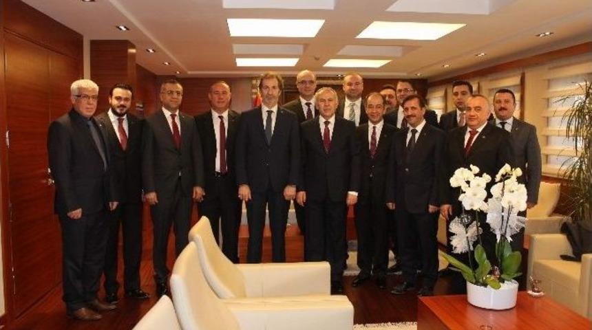 M&uuml;siad Gaziantep Şubesi Vali Ata&rsquo;yı Ziyaret Etti