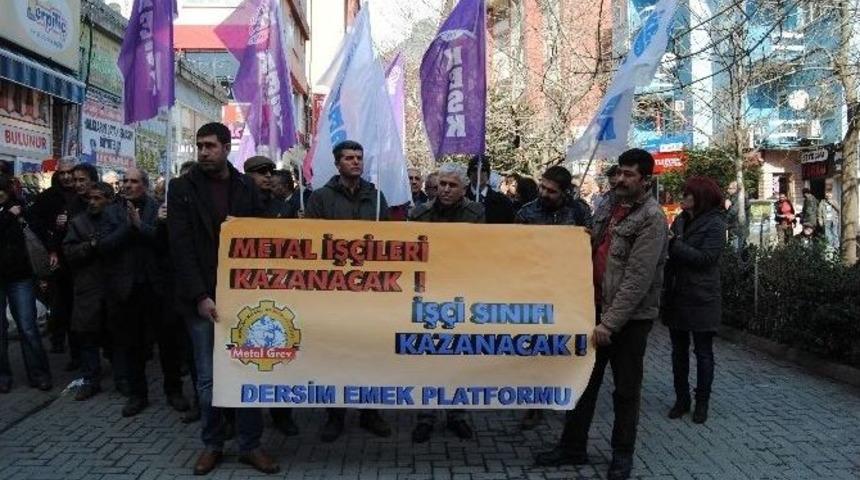 Dersim Emek Platformu&rsquo;ndan Metal İş&ccedil;ilerine Destek A&ccedil;ıklaması