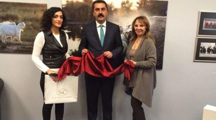 Dinar, Kulp İpeğine Sahip Çıkan Firmayı Ziyaret Etti