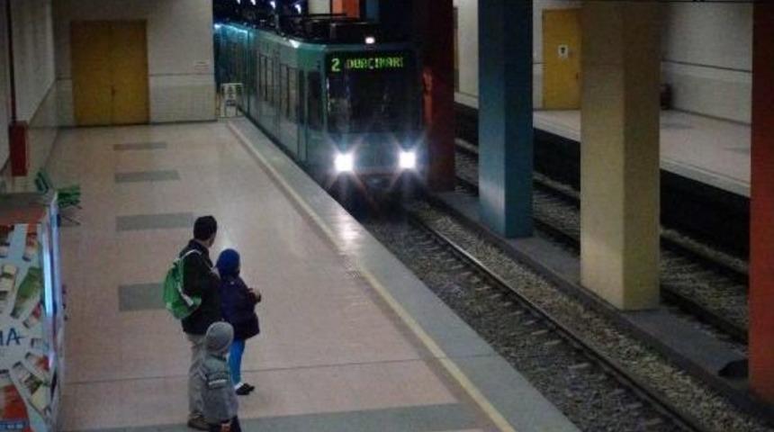 Bursa Metrosunda Seferler Yeniden Başladı