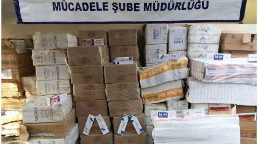 &rsquo;dur&rsquo; İhtarına Uymayan Minib&uuml;ste 52 Bin 500 Paket Ka&ccedil;ak Sigara Ele Ge&ccedil;irildi