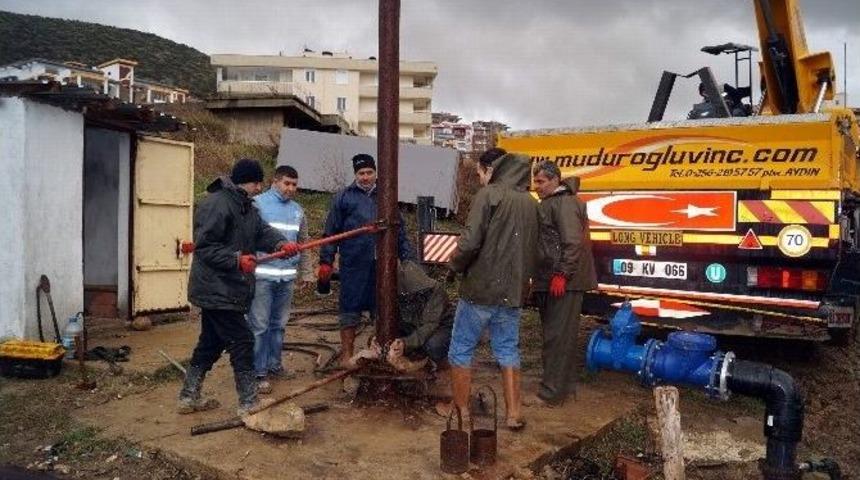 Kuşadası&rsquo;nda 3 İ&ccedil;me Suyu Kuyusunun Bakımı Yapıldı