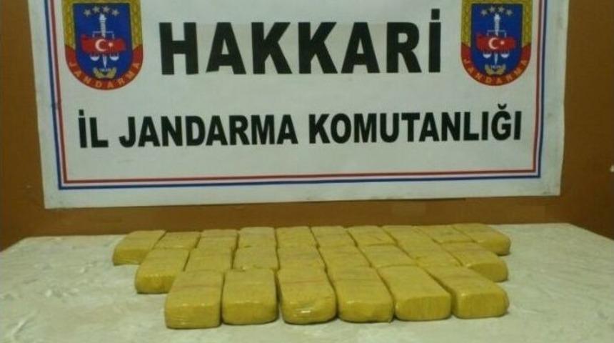 Hakkari&rsquo;de Uyuşturucu Operasyonu