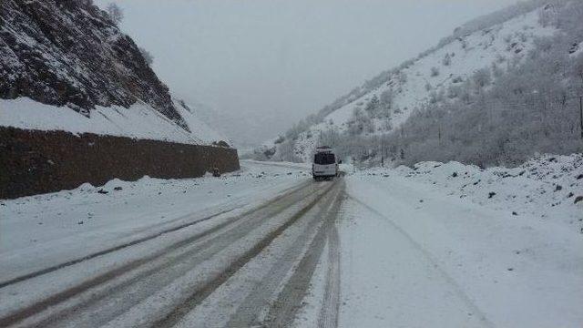 Yola Düşen Taş Ve Kaya Parçaları Tehlike Saçıyor