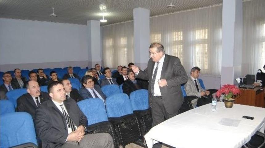 Malkara&rsquo;da Okul M&uuml;d&uuml;rlerine Seminer Verildi
