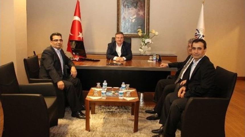 Prof. Dr. Selahattin Bekmez, Gahib Başkanı Kaplan&rsquo;ı Ziyaret Etti