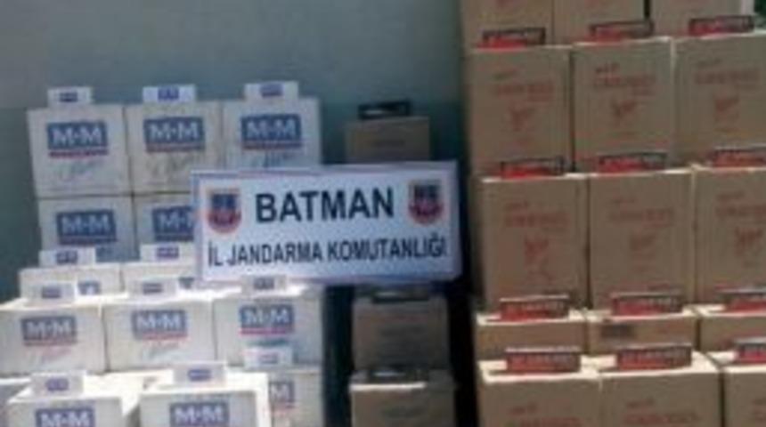Batman’da 8 Bin 900 Paket Kaçak Sigara Ele Geçirildi