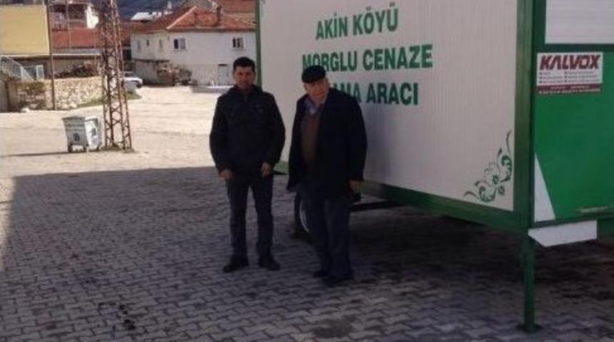 Sandıklı Akin K&ouml;y&uuml;ne Gurbet&ccedil;i Vatandaşlar Seyyar Morg Aldı
