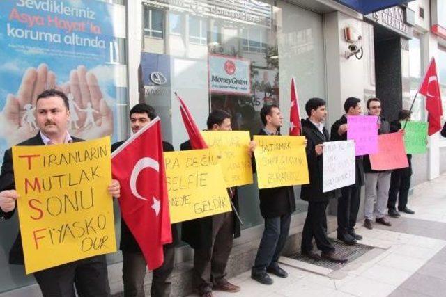 Manisa'da 'bank Asya' Tepkisi