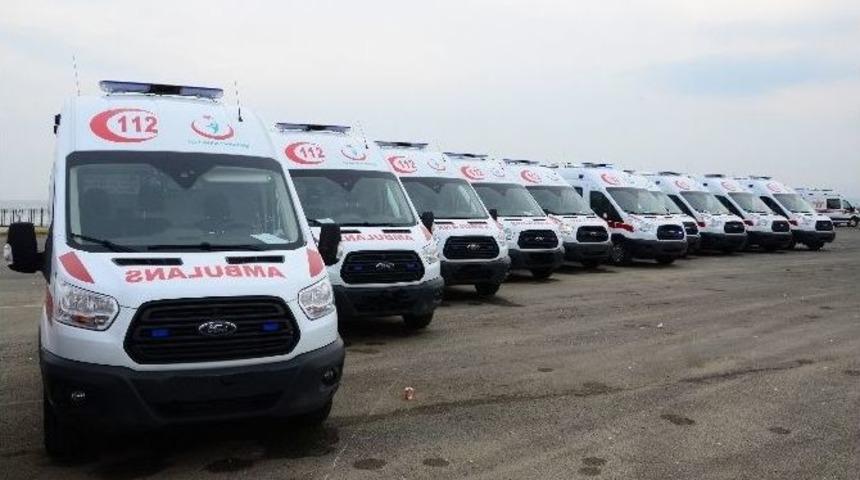 Bitlis&rsquo;e 7 Adet Yeni Ambulans Tahsis Edildi