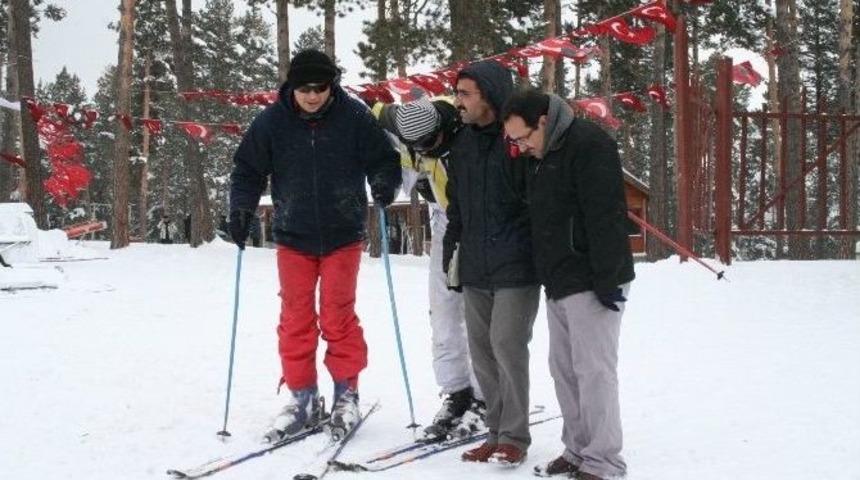 Cıbıltepe Kayak Tesisleri Doldu Taştı