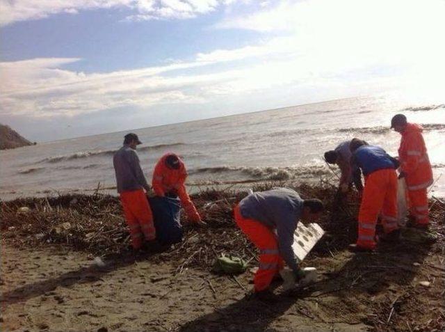 Süleymanpaşa Belediyesi Lodostan Oluşan Kirliliği Temizlemeye Devam Ediyor