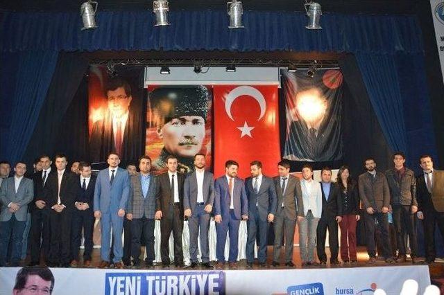 Ak Parti Mudanya Gençlik Kolları’nda Dursun Başkanlığa Seçildi