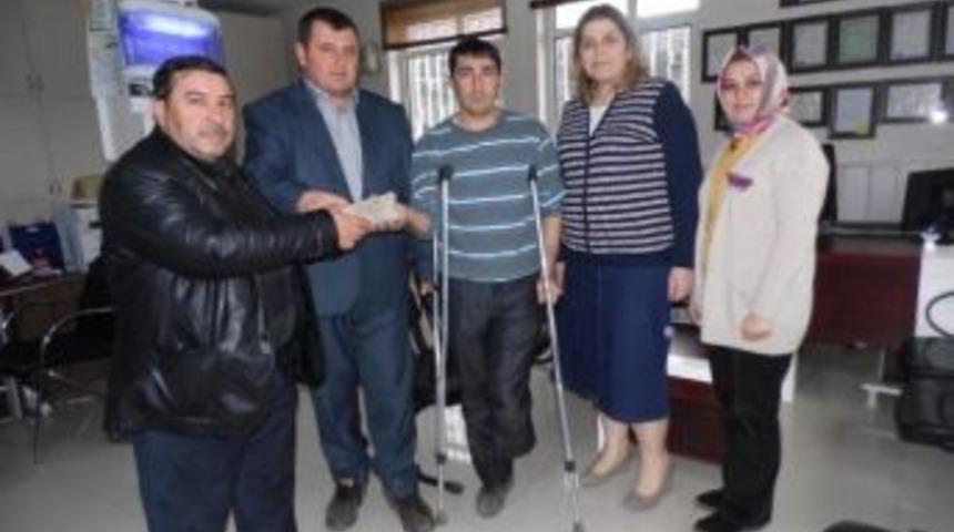 İş Kazasında Ayağını Kaybeden &Ccedil;ift&ccedil;iye Sigortadan 38 Bin Lira Destek