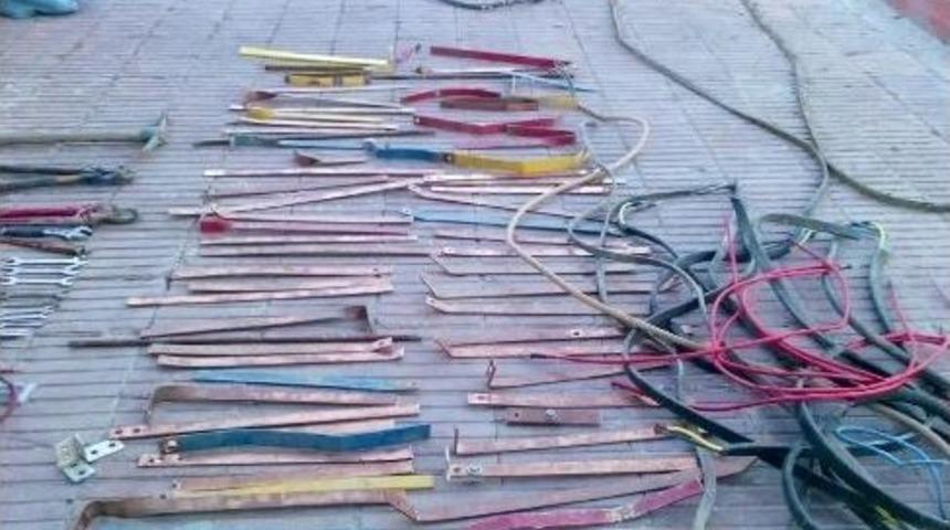 Bakır Hırsızları Tutuklandı