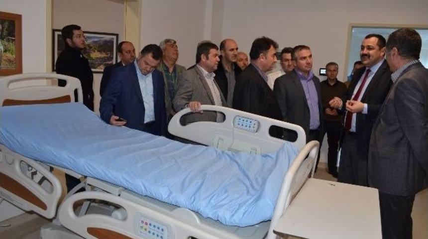 Ak Parti İl Başkanı S&uuml;mer, 52 Yataklı Hastanede İncelemelerde Bulundu