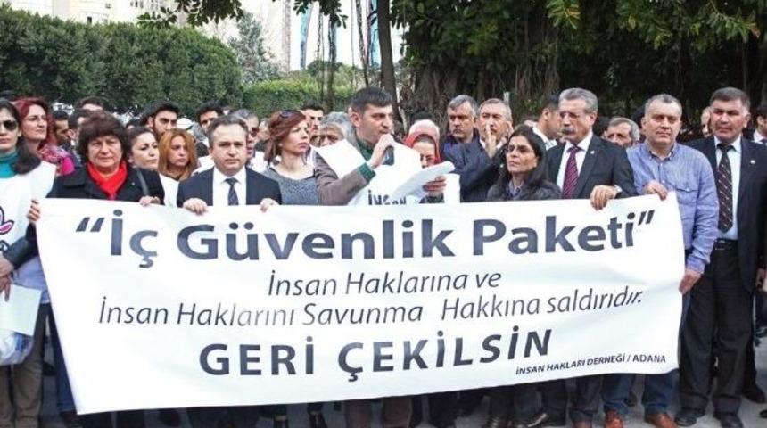 İ&ccedil; G&uuml;venlik Paketi Protesto Edildi