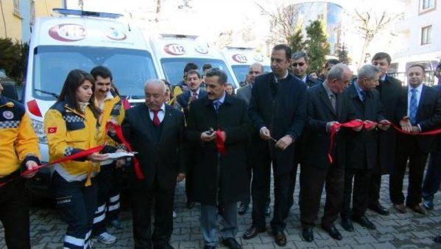 Tunceli'ye Görderilen 4 Ambulans Törenle Hizmete Girdi