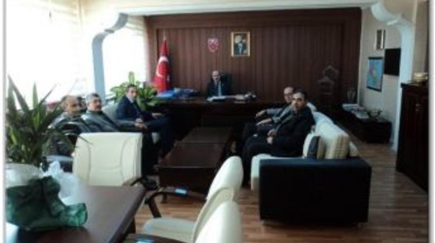 M&uuml;siad Kilis Şube Başkanı Teksabuncu, Genel Sekreter Bolat&rsquo;ı Ziyaret Etti