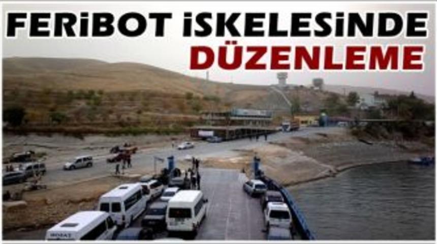 Pertek Feribot İskelesinde D&uuml;zenleme Yapılacak