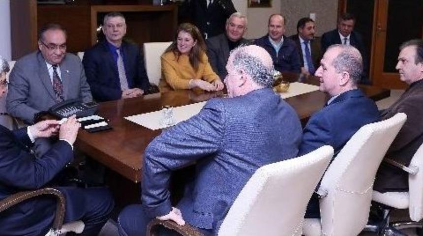 Kafkas Ve Abhaz Federasyonu&rsquo;ndan B&uuml;y&uuml;kşehir&rsquo;e Ziyaret