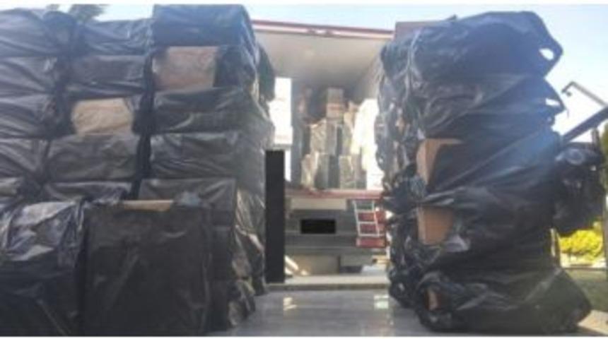 Denizli&rsquo;de 100 Bin Paket Ka&ccedil;ak Sigara Ele Ge&ccedil;irildi