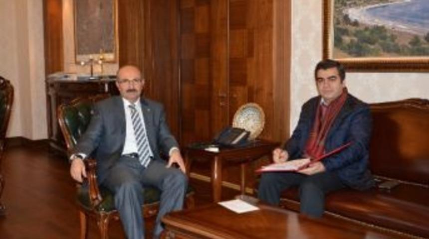 Kayseri Valisi&rsquo;nden Burdur Valisine Ziyaret