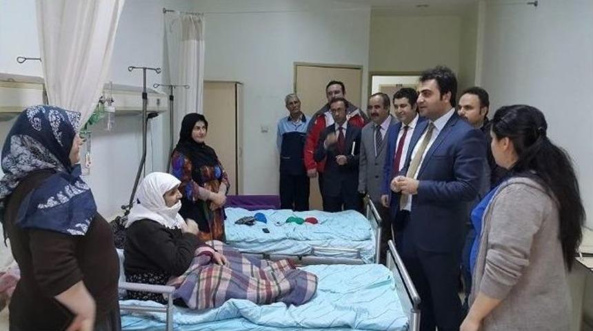 M&uuml;d&uuml;r Aşan&rsquo;dan Hastane Ziyareti
