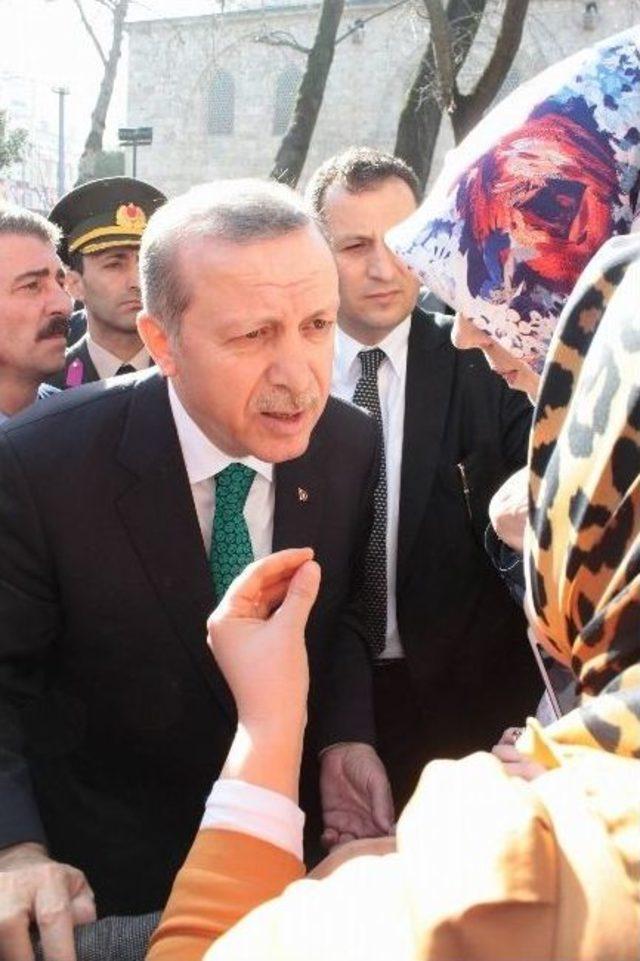 Ulucamii’de Erdoğan İzdihamı