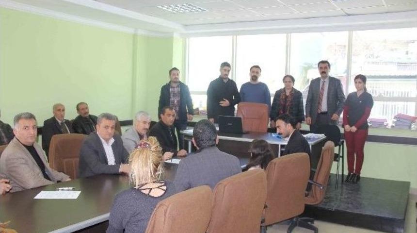 Kulp Belediyesi’nde İş Sağlığı Ve Güvenliği Eğitimi Verilerek Sağlık Taraması Yapıldı