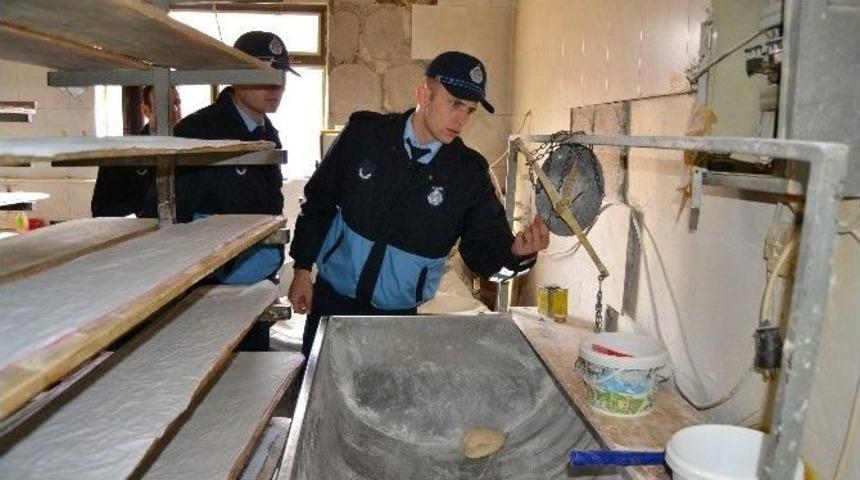 Hayrabolu Belediyesi Zabıta Ekipleri Fırınları Denetledi