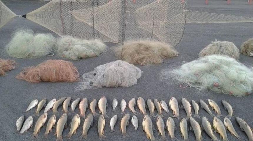 Develi&rsquo;de Ka&ccedil;ak Balık Avlayan Bir Kişi G&ouml;zaltına Alındı