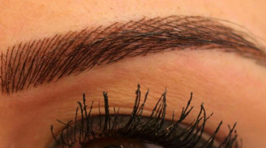 Kıl tekniği ile kaş kont&uuml;r&uuml; nasıl yapılır?