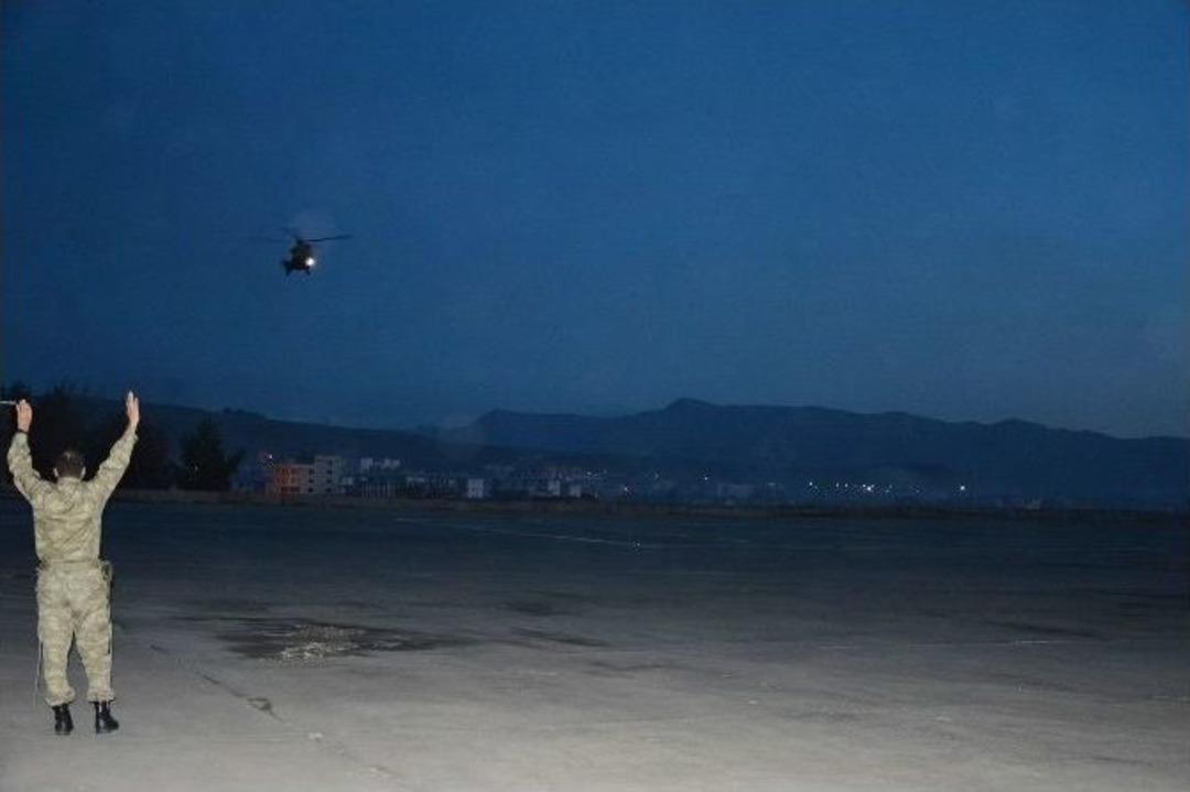 Askeri Helikopter 2,5 Yaşındaki Suna İ&ccedil;in Havalandı