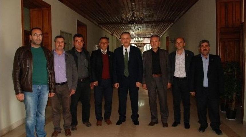 Silifke Muhtarlar Derneği&rsquo;nden Silifke Kaymakamına Ziyaret