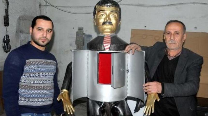 Maket Insan G&ouml;r&uuml;n&uuml;ml&uuml; &Ccedil;elik Kasa