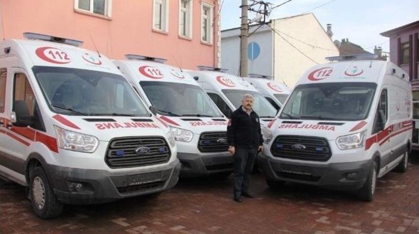 Bartın 112&rsquo;ye 5 Yeni Ambulans