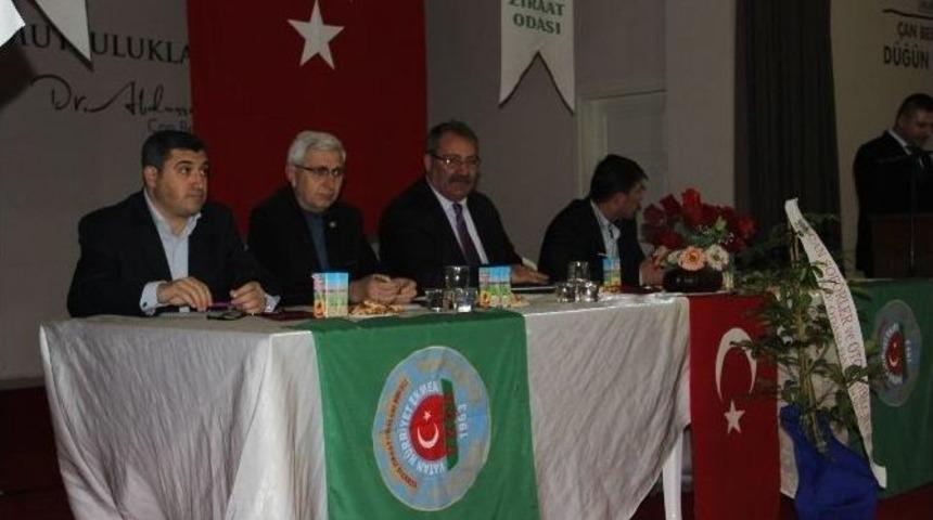 &Ccedil;an Ziraat Odası Genel Kurulu Yapıldı
